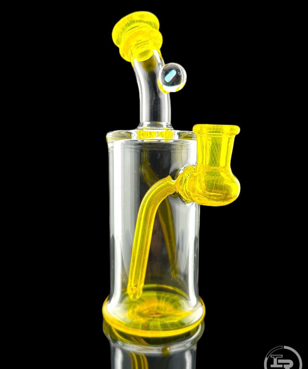 IRIDESCENT GLASS: 6" ENCASED OPAL CUP CHUGGER