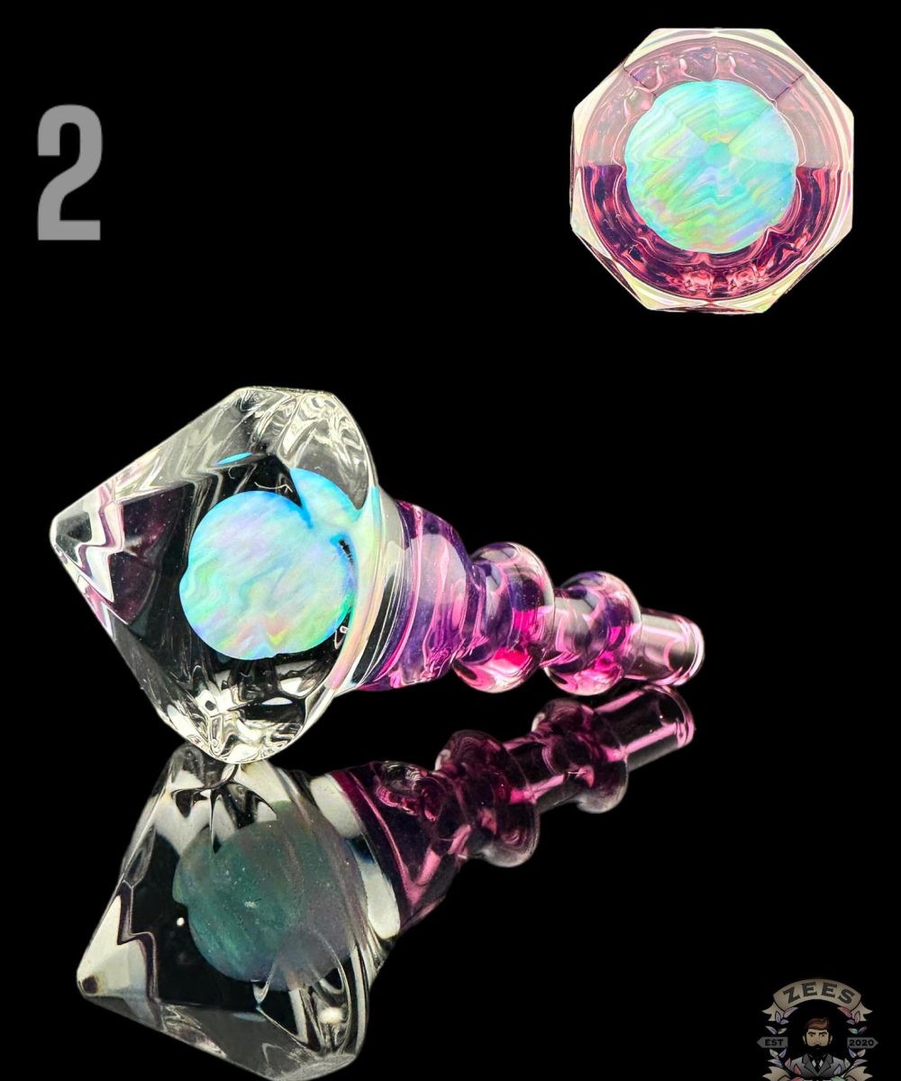 Alternative view of OTW GLASS: 10MM SPHERE FACETED OPAL 3DXL PEAK PRO JOYSTICK CAP