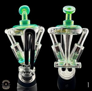 #1 - LIGHT AGENT GREEN X NS GALAXY BLACK ACCENTS