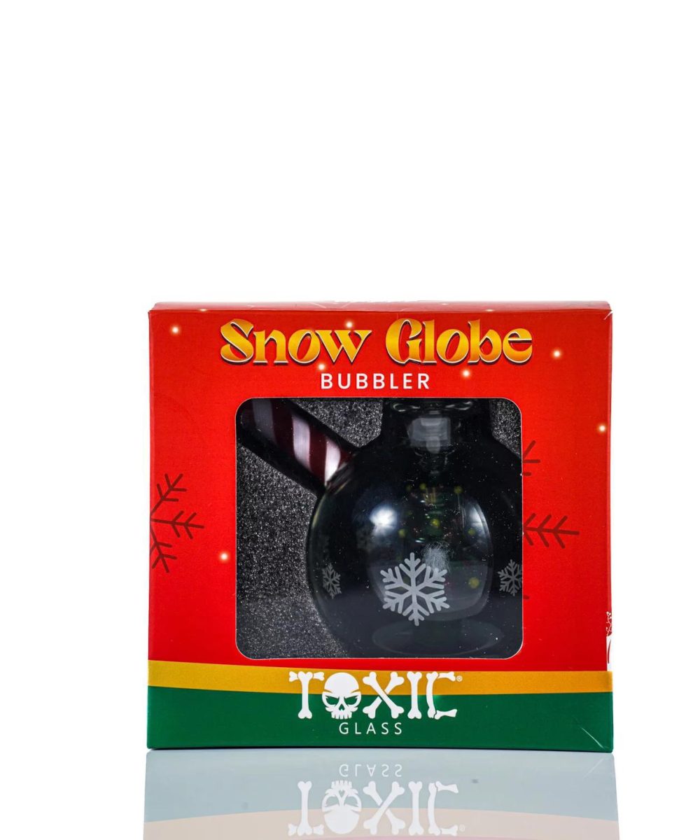 Alternative view of MK100 GLASS: 3" TOXIC SNOWBALL BUBBLER