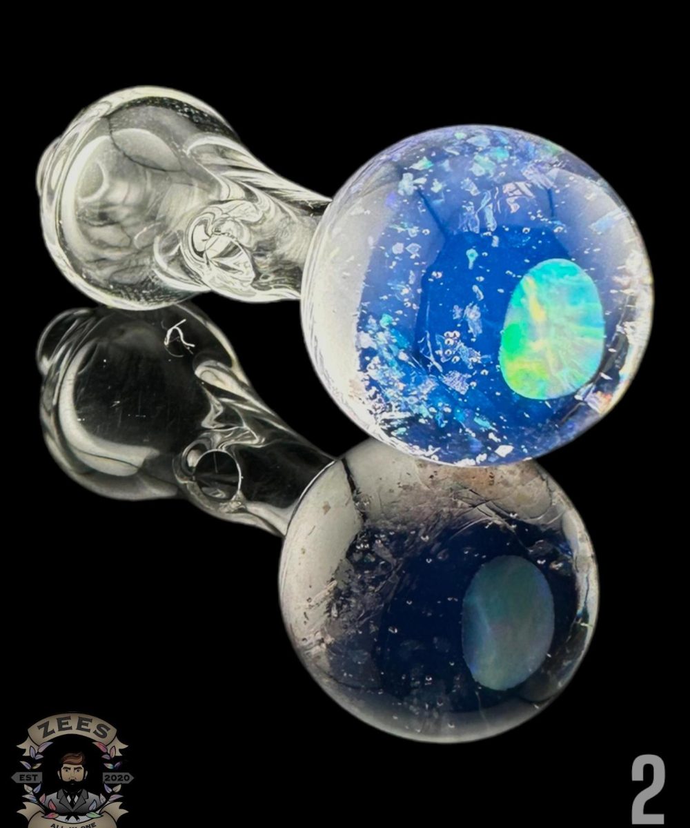 Alternative view of CAPTAIN TOKEZ GLASS: ENCASED OPAL CROPAL PUFFCO PEAK PRO BALL CAP