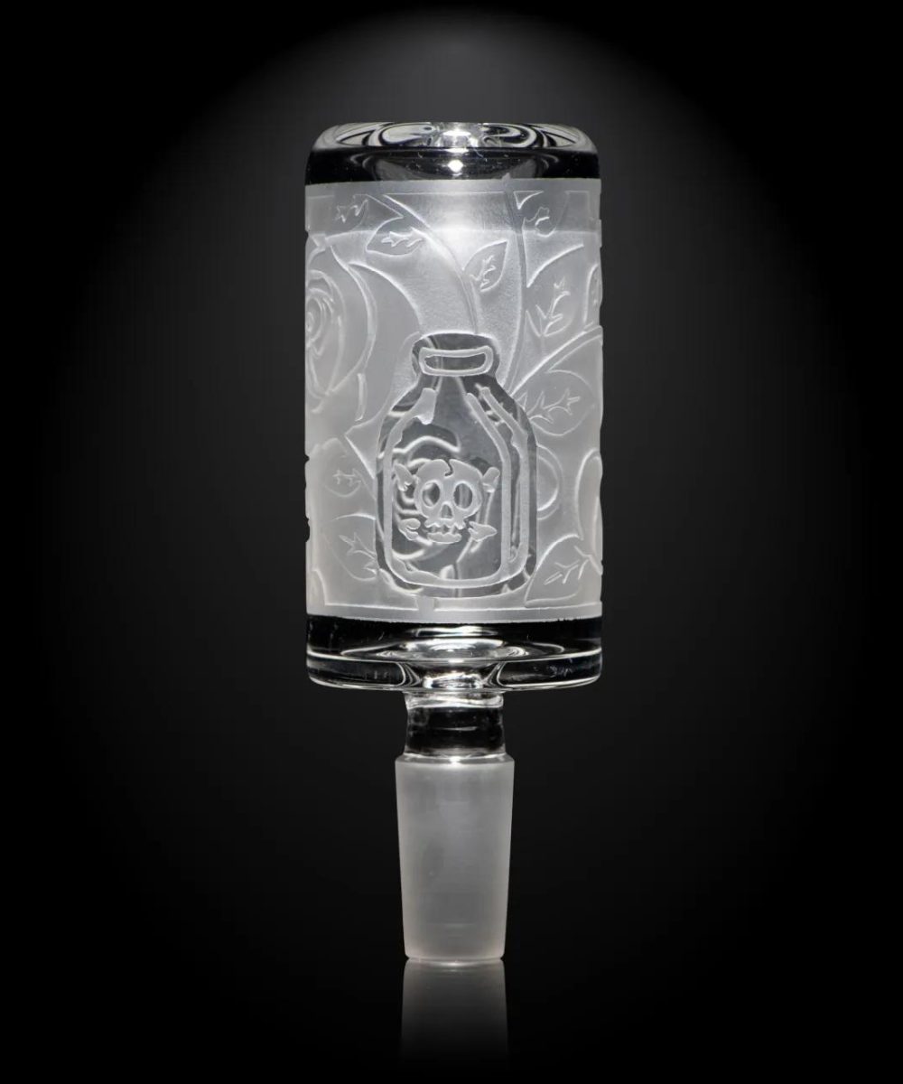 MILKY WAY GLASS: TONIC ROSE CLEAR LONG BOWL (MB-003)