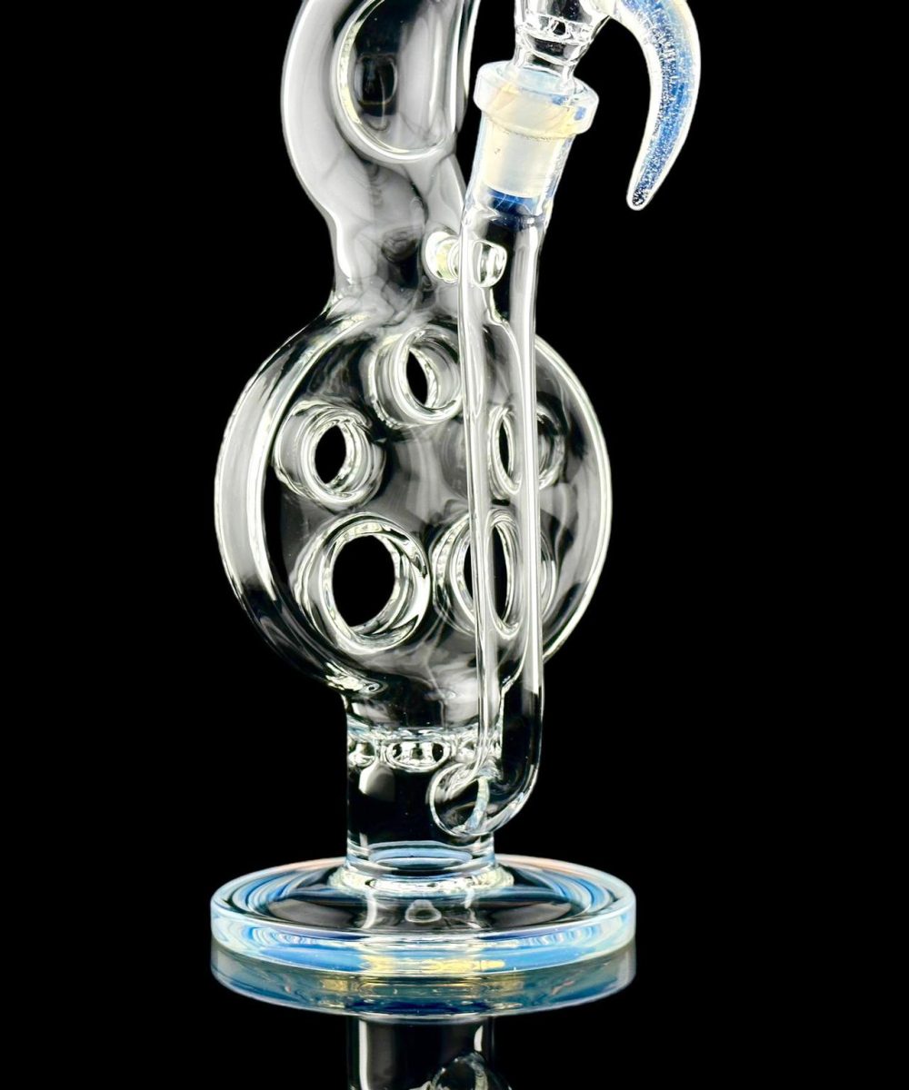 Alternative view of GREEK GLASS: MINI (30CM) SWISS TUBE COLOR ACCENTED MOONSTONE