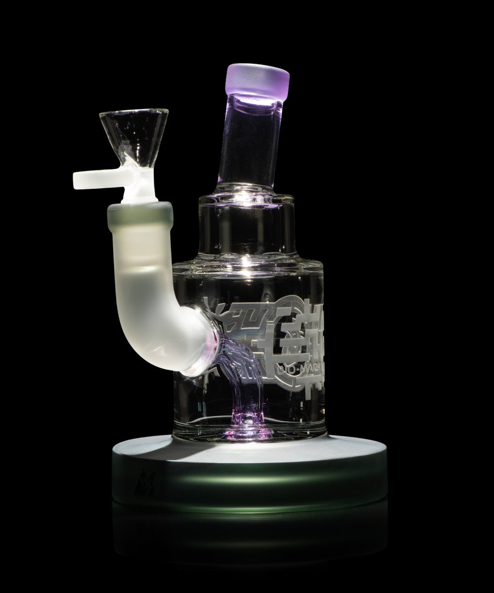 MILKY WAY GLASS: BIO-MARK PULSE 6" DAB RIG- PURPLE (MX-305-4)