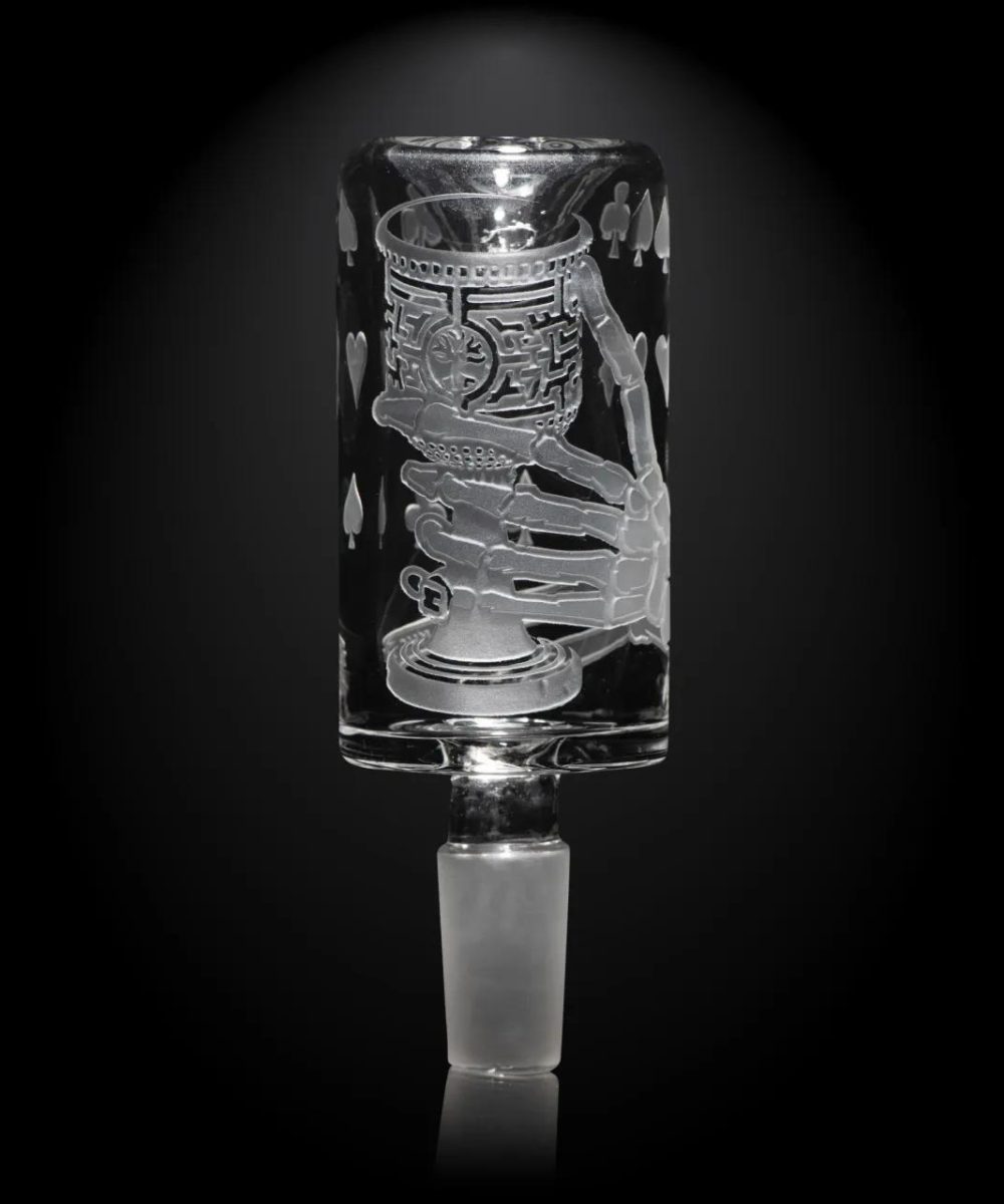 MILKY WAY GLASS: EMPERORS CHALICE LONG BOWL