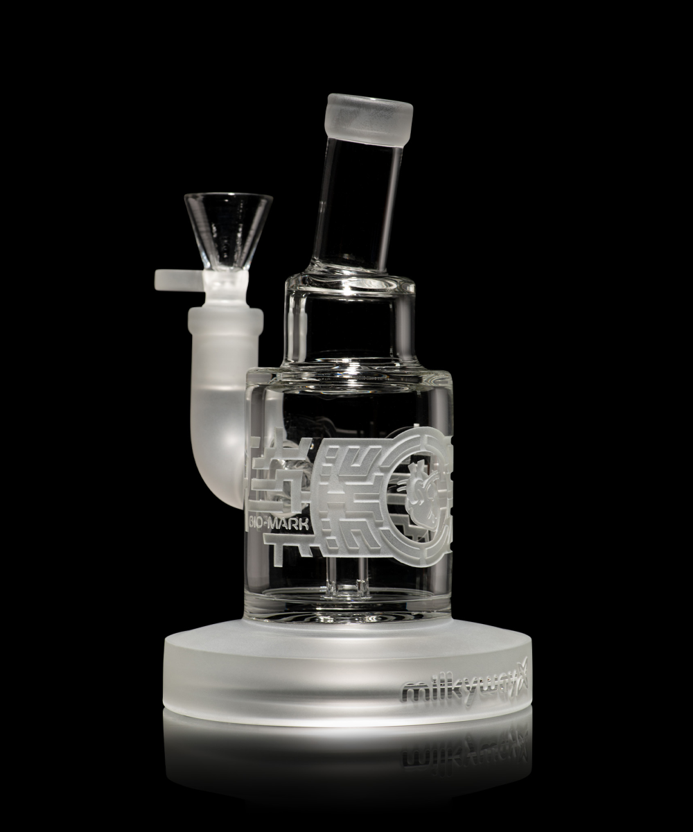MILKY WAY GLASS: BIO-MARK PULSE 6" DAB RIG- CLEAR (MX-305-1)