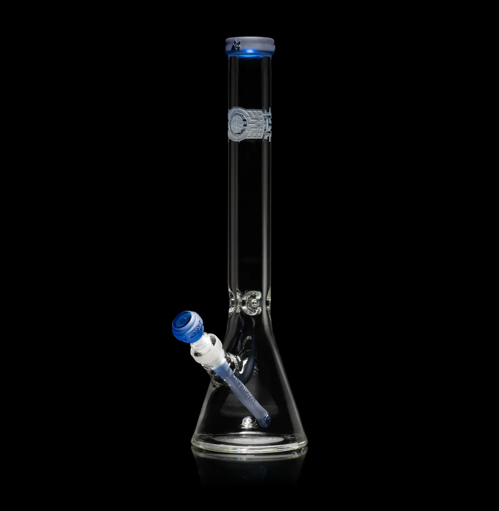 MILKY WAY GLASS: BIO-MARK CODE 18" BEAKER BONG LIGHT BLUE (MX-102-3)