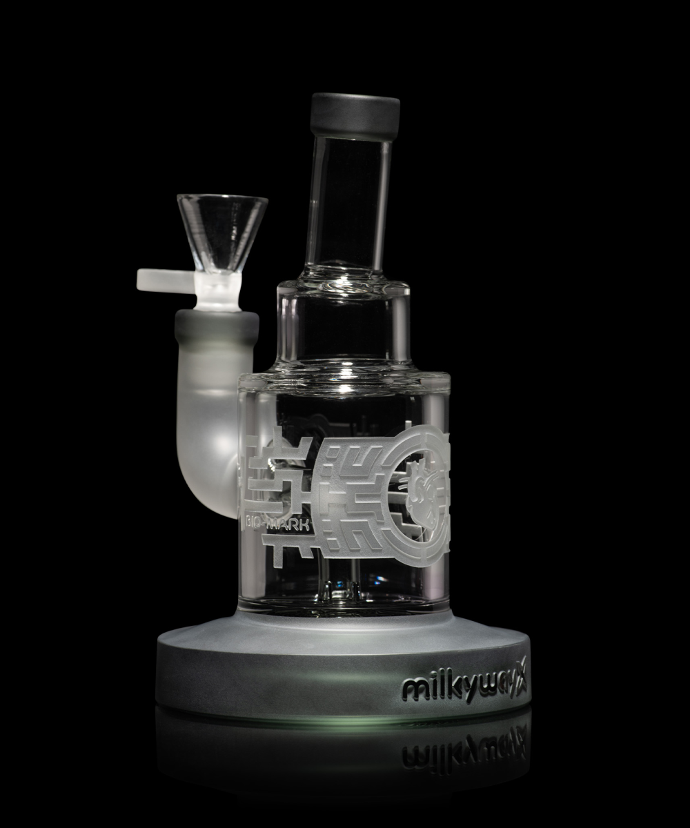 MILKY WAY GLASS: BIO-MARK PULSE 6" DAB RIG- SMOKE (MX-305-2)