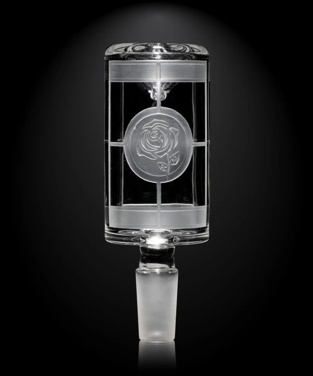 MILKY WAY GLASS: ARCHANGEL WINDOWS CLEAR LONG BOWL (MB-012)