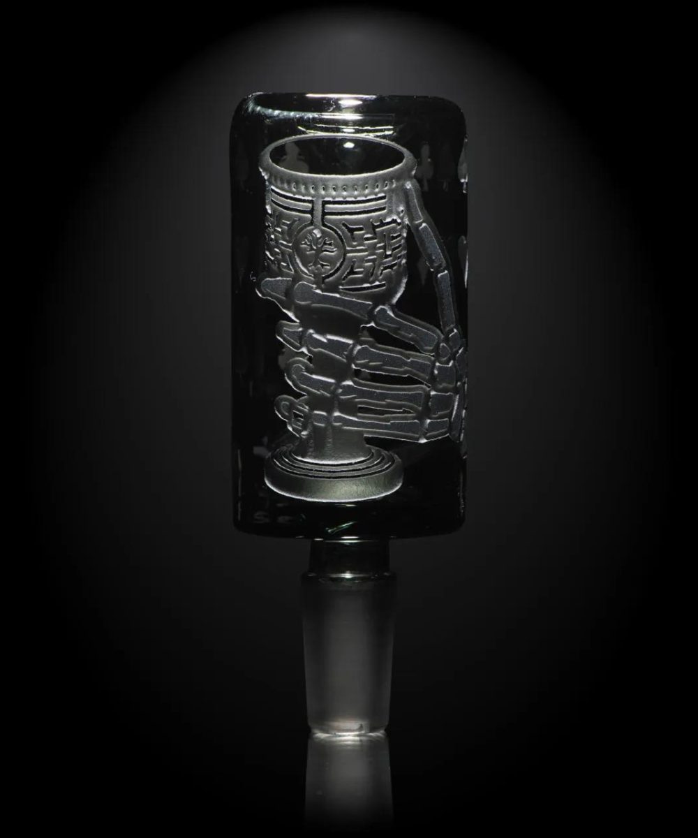 Alternative view of MILKY WAY GLASS: EMPERORS CHALICE LONG BOWL