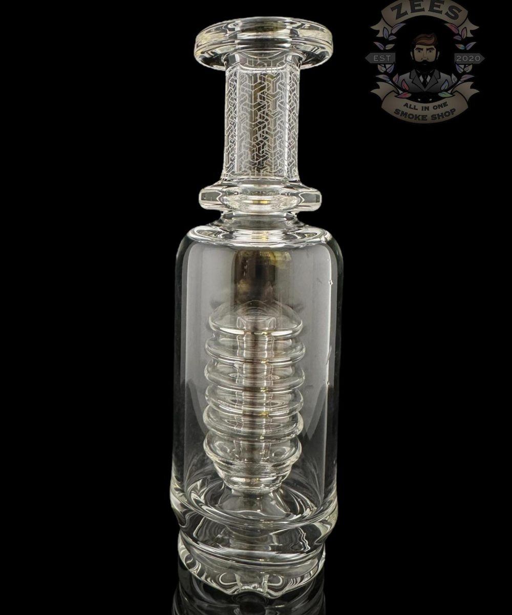 PI THE GLASS BLOWER: CLEAR TRANSISTOR PUFFCO PEAK ATTACHMENT