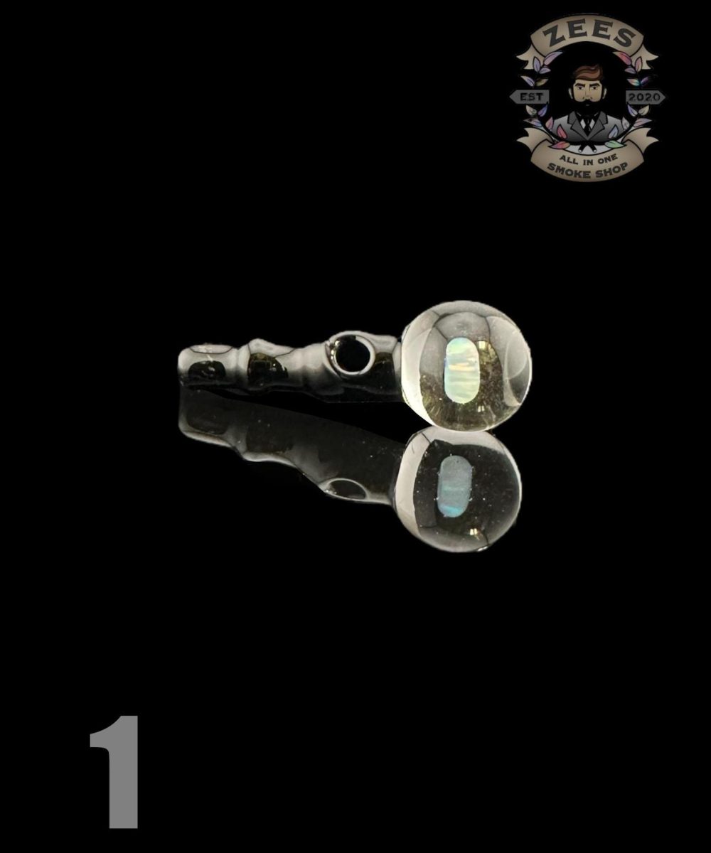 Alternative view of BHORO GLASS: ENCASED OPAL PUFFCO PEAK PRO 3DXL JOYSTICK CAP