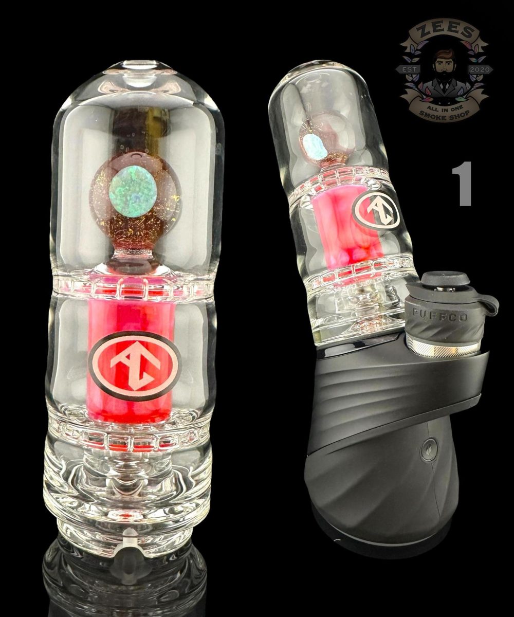 Alternative view of GALLOWAY GLASS: DOUBLE RATCHET PUFFCO PEAK ATTACHMENT