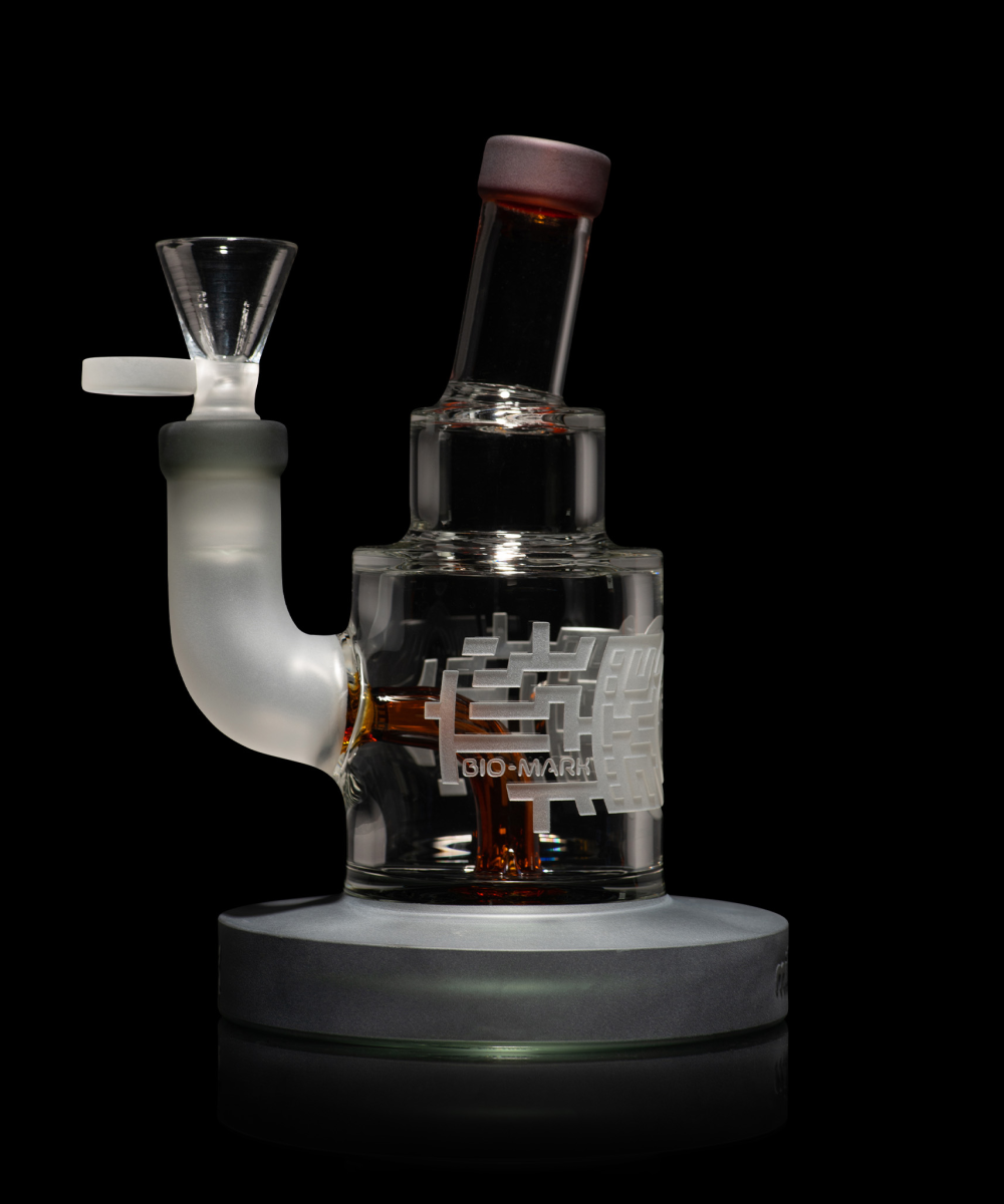 MILKY WAY GLASS: BIO-MARK PULSE 6" DAB RIG- AMBER (MX-305-5)