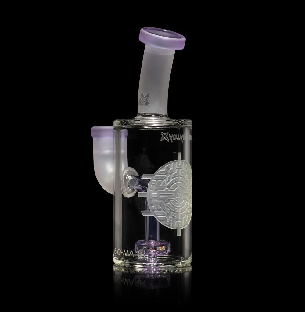 MILKY WAY GLASS:BIO SEAL 7" DAB RIG PURPLE (MX-301-3)