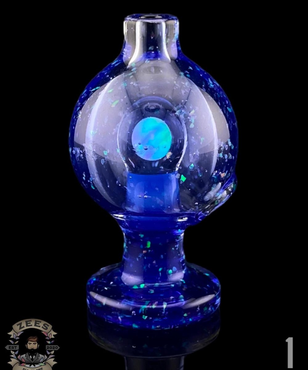 Alternative view of SOUP GLASS: CROPAL ENCASED OPAL PUFFCO PEAK/PRO BUBBLE CAP