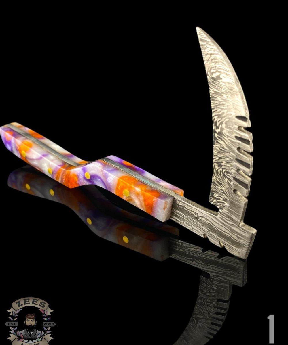 Alternative view of DAMASCUS HK KNIVES: DAMASCUS SCYTHE DABBER