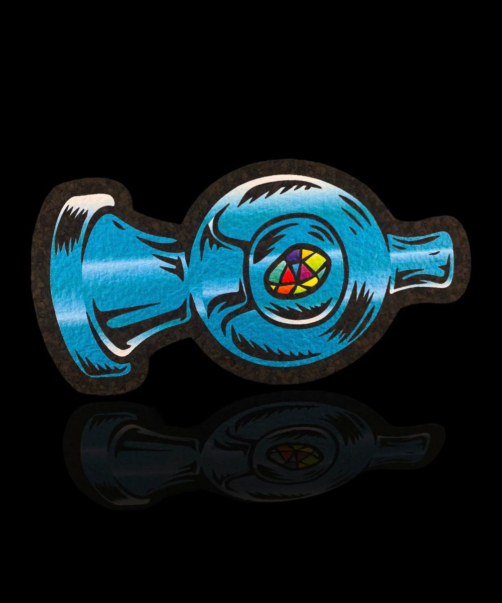 Alternative view of SOUP GLASS X MOOD MATS: 5" BUBBLE CAP MAT