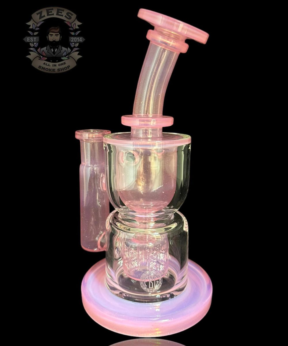 Alternative view of FATBOY GLASS: COLORED HOURGLASS TAURUS FULL SIZE SHIFTY PEACH CFL