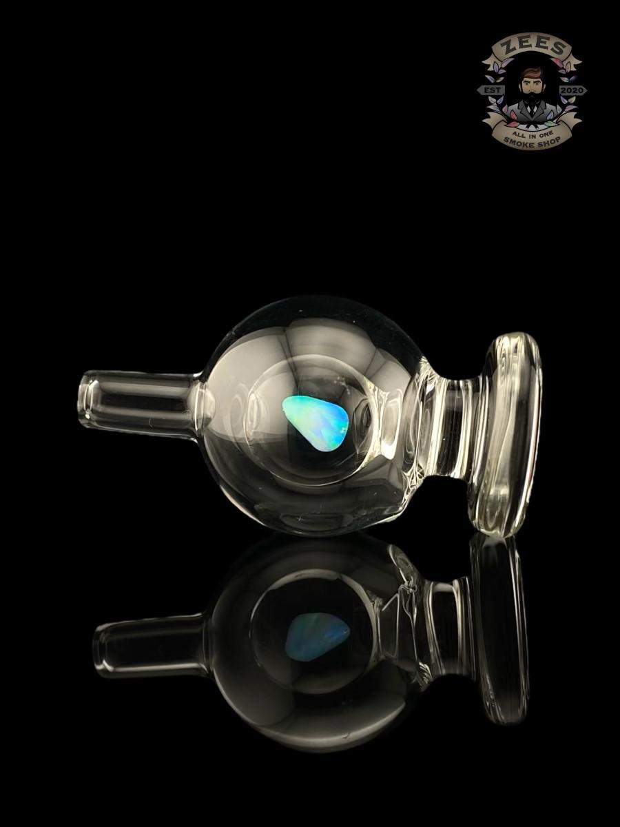 Alternative view of SOUP GLASS: 25MM CLEAR ENCASED OPAL CARB CAP