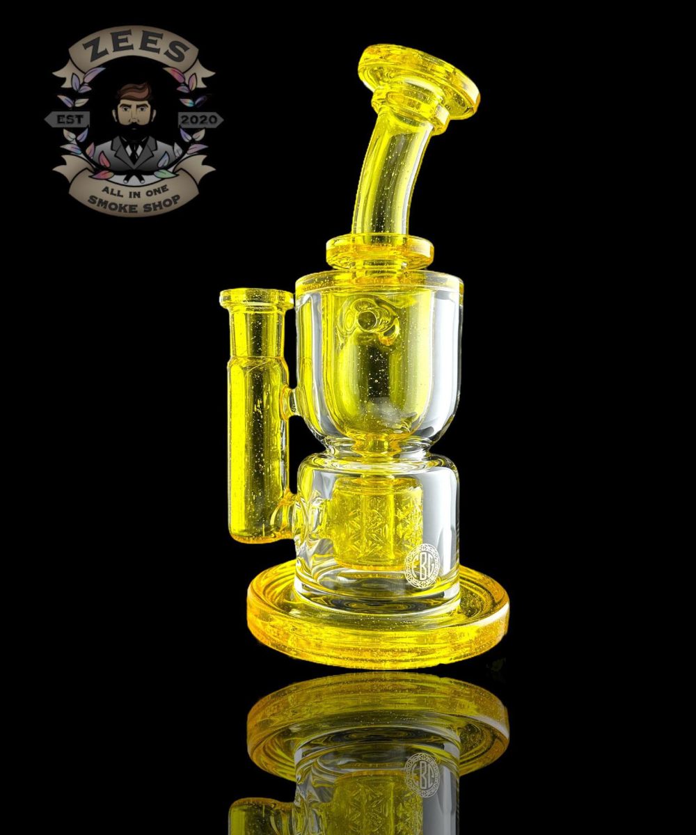 FATBOY GLASS: COLORED HOURGLASS TAURUS FULL SIZE LIVE RESIN CFL