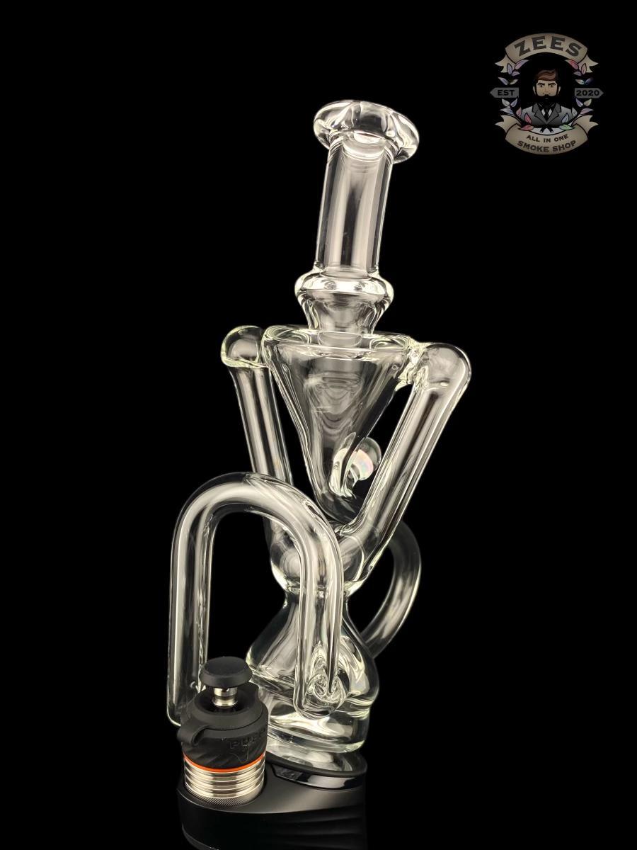 Alternative view of BOOGIE GLASS: FLOATER RECYCLER PUFFCO PEAK ATTACHMENT