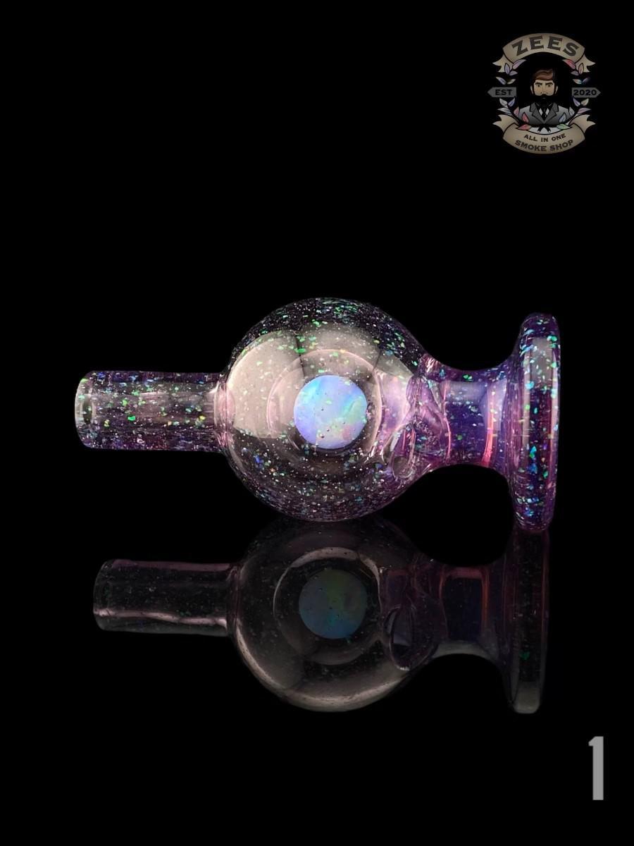 Alternative view of SOUP GLASS: 25MM CRUSHED OPAL ENCASED OPAL CARB CAP