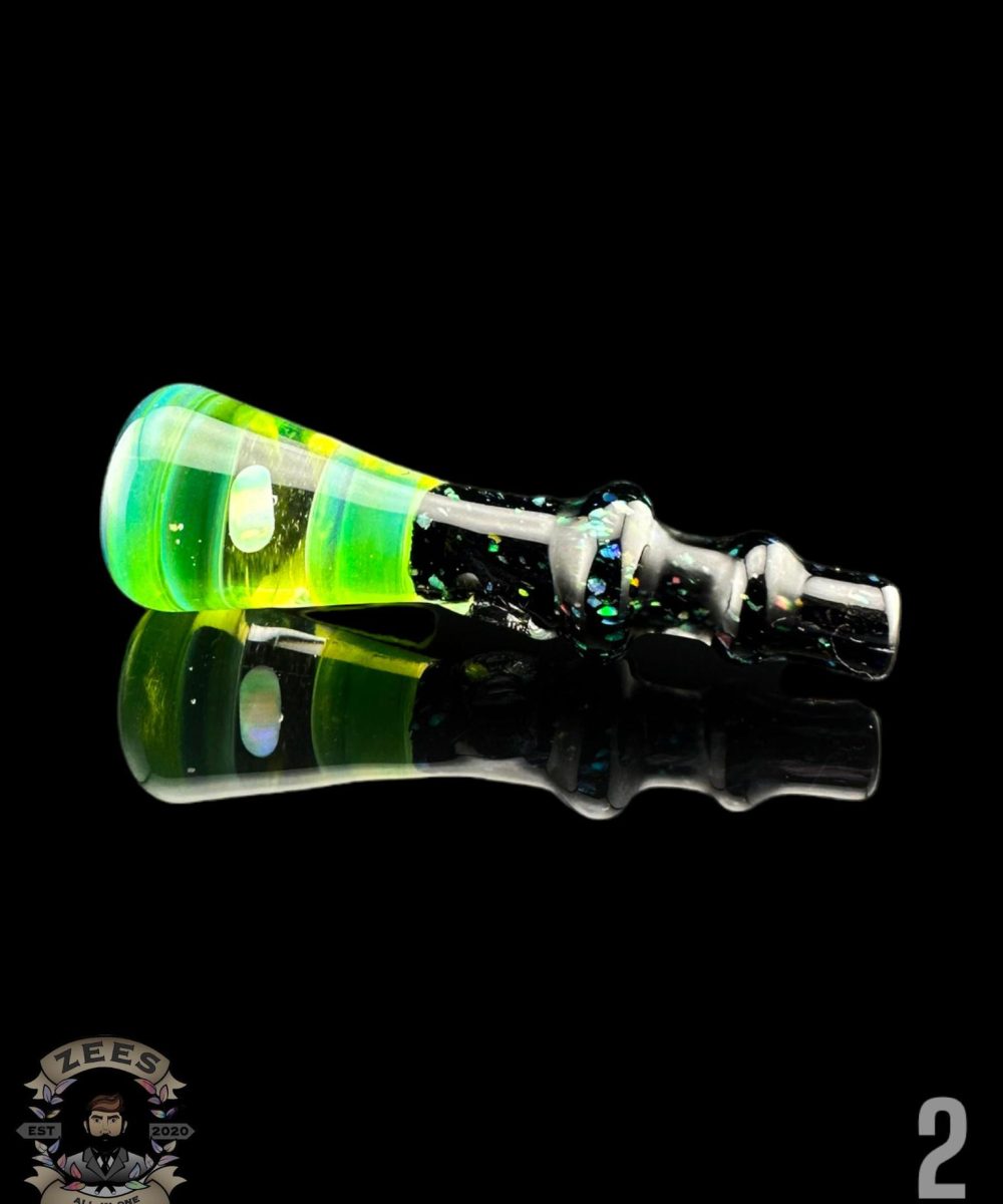 Alternative view of BHORO GLASS: OPAL CHIP PUFFCO PEAK PRO 3DXL JOYSTICK CAP
