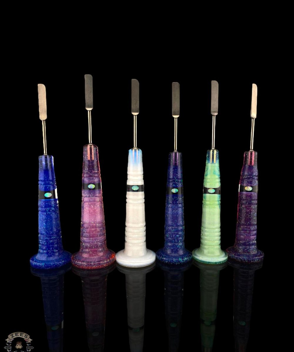 Alternative view of SOUP GLASS: CRUSHED OPAL TOOL WITH OPAL