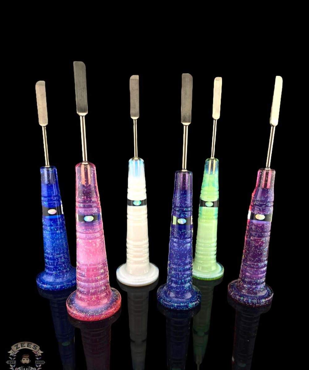 SOUP GLASS: CRUSHED OPAL TOOL WITH OPAL