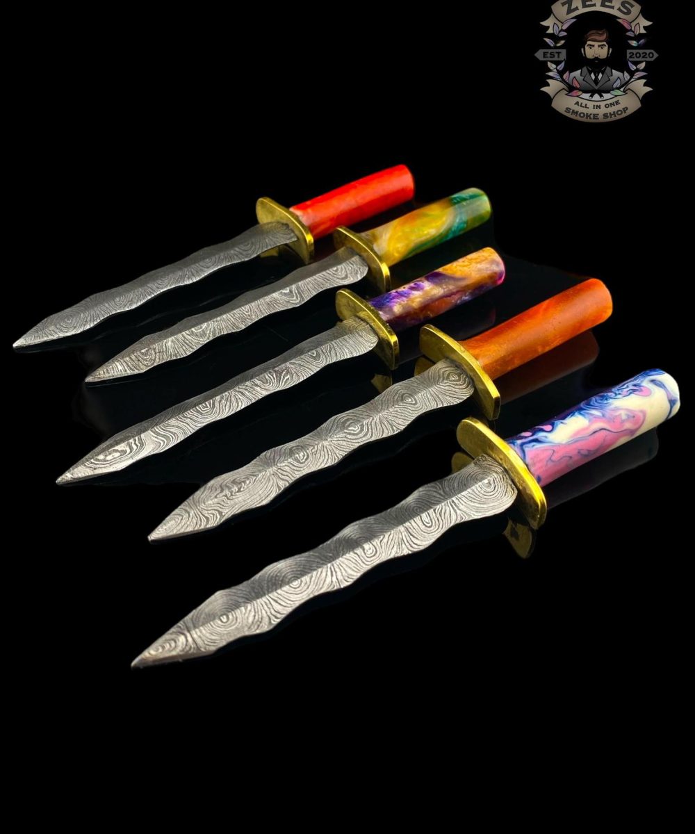 Alternative view of DAMASCUS HK KNIVES: DAMASCUS FLAMBERGE SWORD DABBER