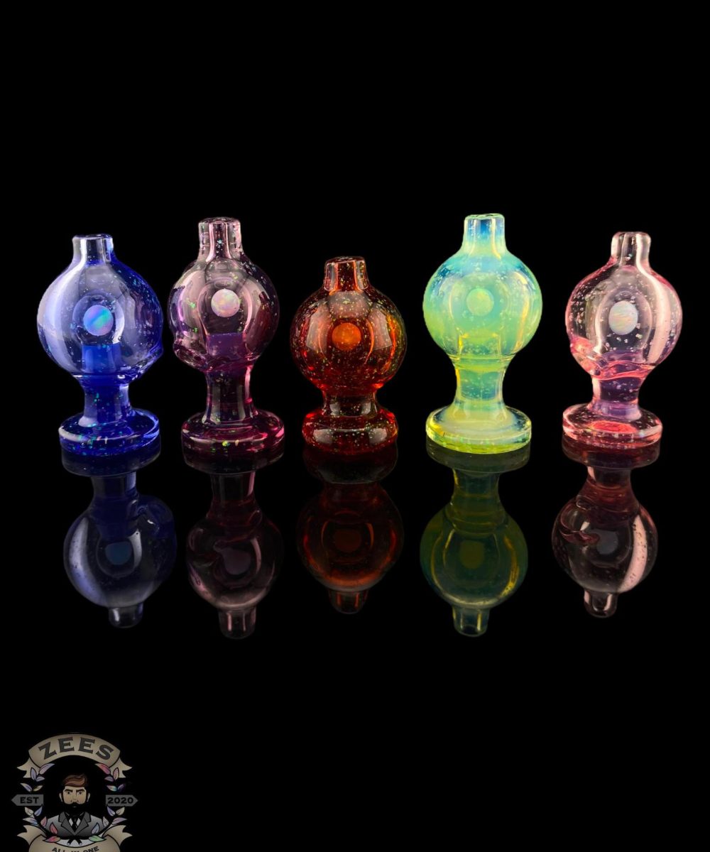 SOUP GLASS: CROPAL ENCASED OPAL PUFFCO PEAK/PRO BUBBLE CAP