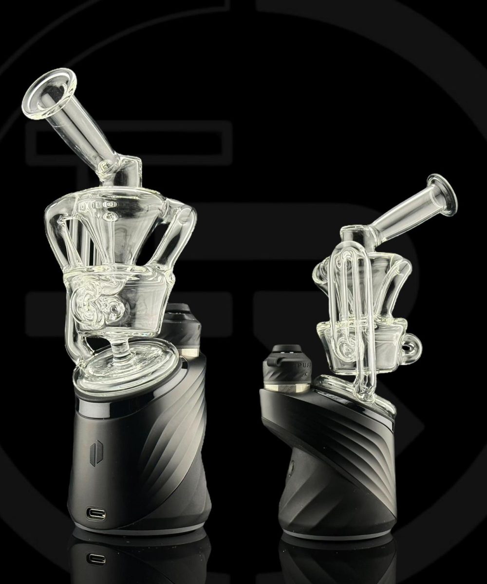 Alternative view of IRIDESCENT GLASS: DUALY 2.0 PUFFCO PEAK ATTACHMENT