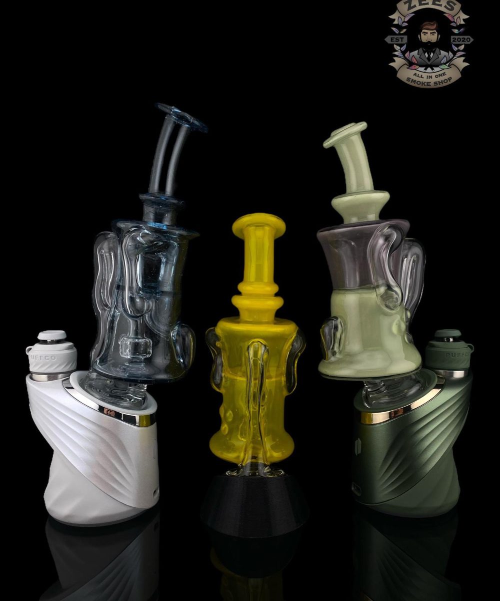 CHUBBY GLASS: COLOR GILL RECYCLER PUFFCO PEAK ATTACHMENT