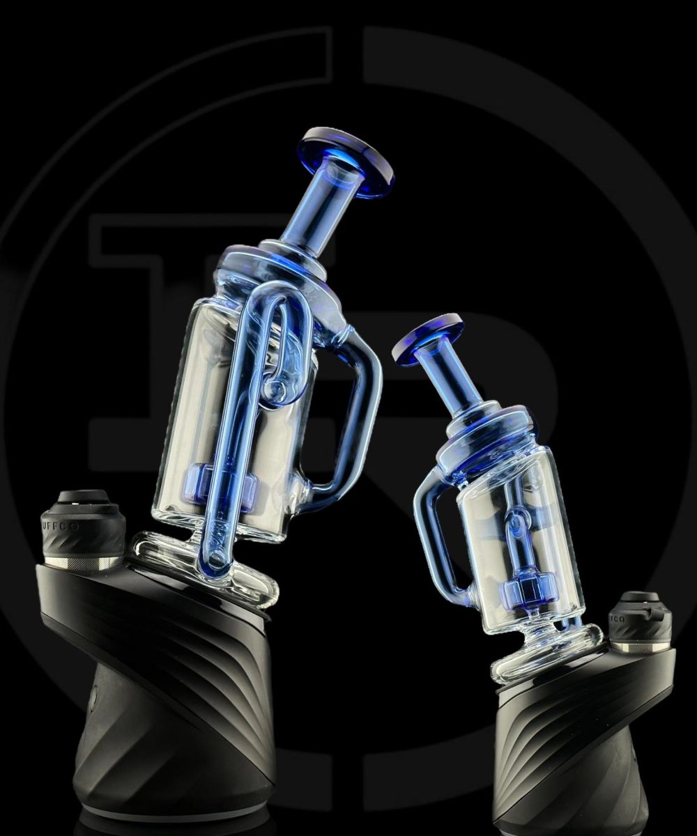 IRIDESCENT GLASS: BLOOPER RECYCLER PUFFCO PEAK ATTACHMENT