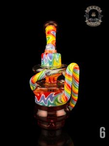 #6 - RAINBOW WIG WAG X RED POMP DUAL