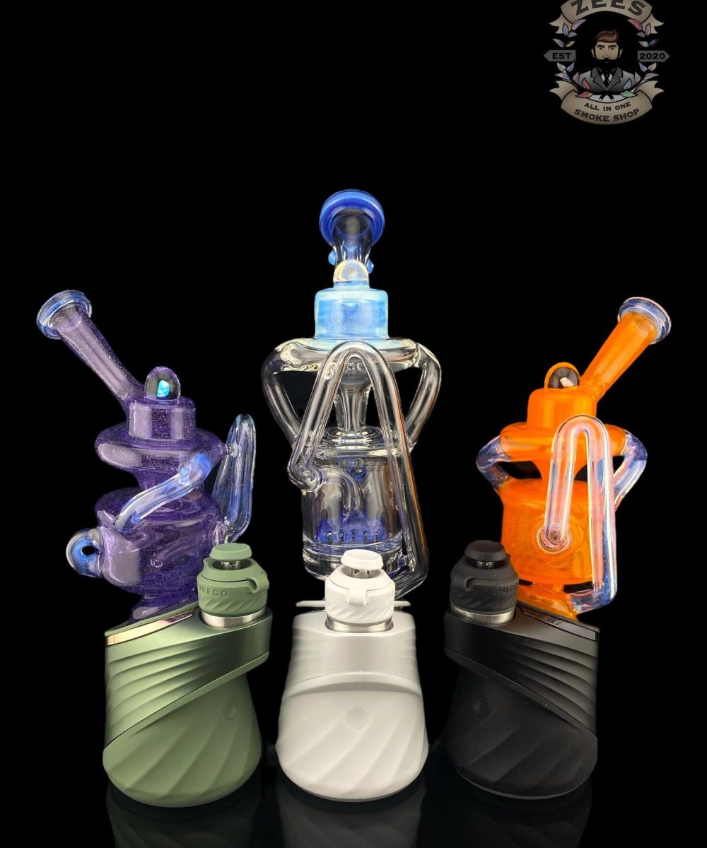VIP GLASS: DUAL RECYCLER PUFFCO PEAK ATTACHMENT