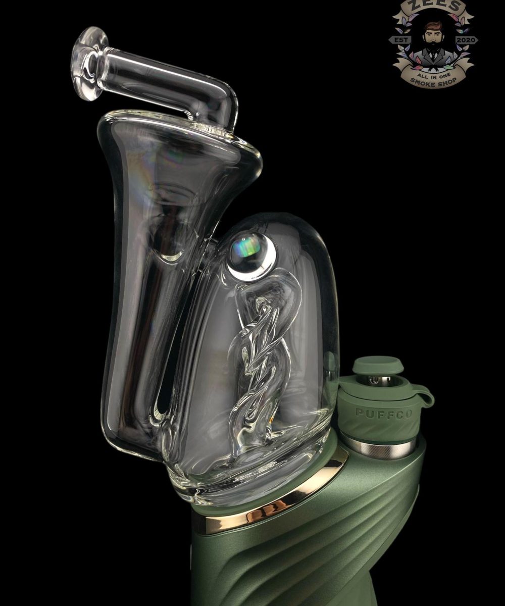 Alternative view of KNUCKLES GLASS: V2.0 RECYCLER PUFFCO PEAK ATTACHMENT