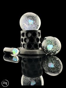 ENCASED OPAL W/BLUE DICHRO