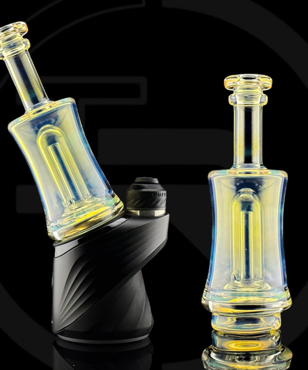 IRIDESCENT GLASS: FUMED PUFFCO PEAK ATTACHMENT