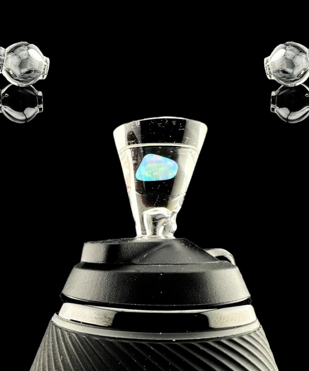 SMIR GLASS: ENCASED OPAL PUFFCO PROXY BALL CAP