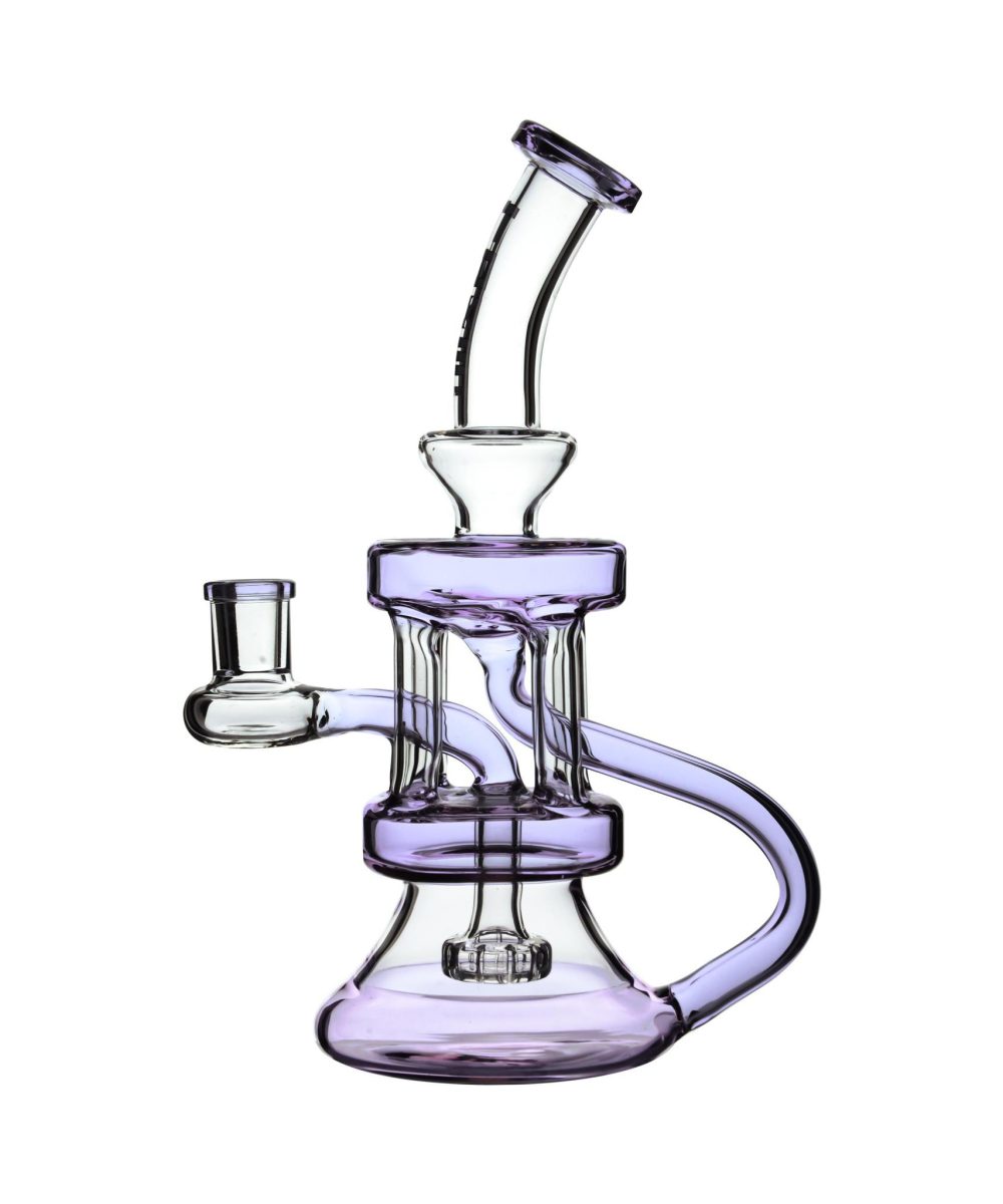 Alternative view of IRIDESCENT GLASS: 6" COLOR ACCENTED RECYCLER