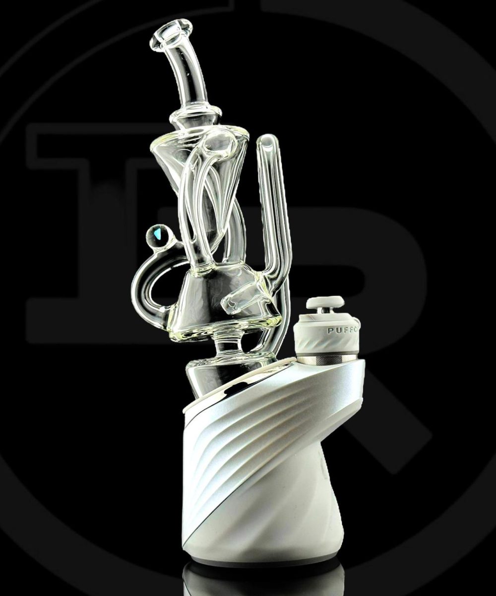 Alternative view of IRIDESCENT GLASS: FLOATER 1.0 PUFFCO PEAK ATTACHMENT