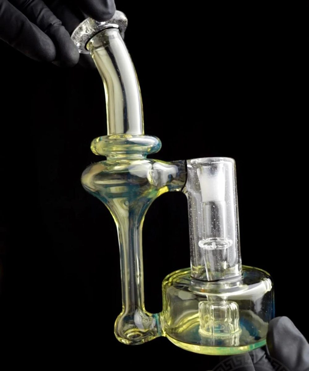 GREEK GLASS: SUNSET SLYME CFL AND BLU-V UV RBR