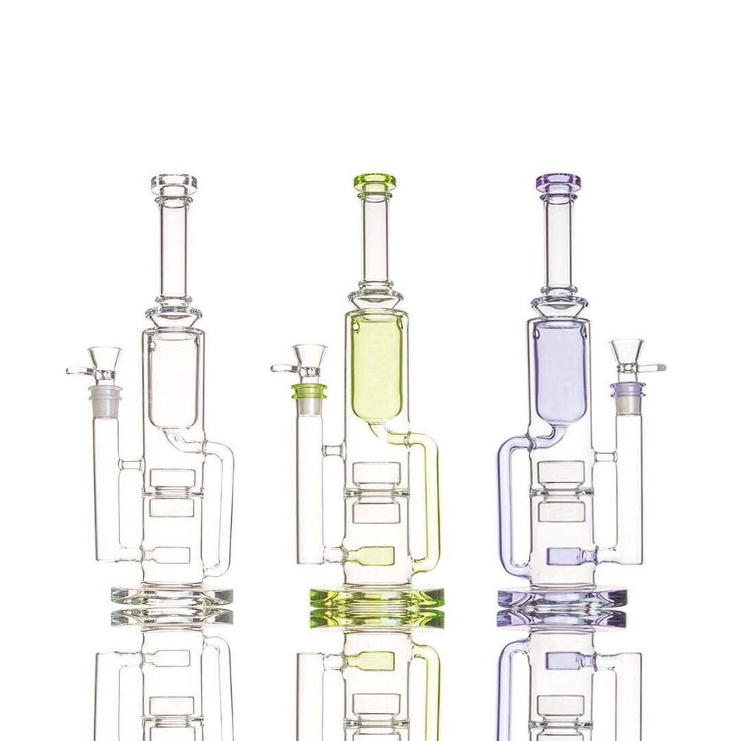 IRIDESCENT GLASS: 14" KLEIN INCYCLER WITH SOL PERC