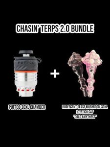 3DXL CHAMBER + GOLD AMYTHEST MUSHROOM 3DXL JOYSTICK