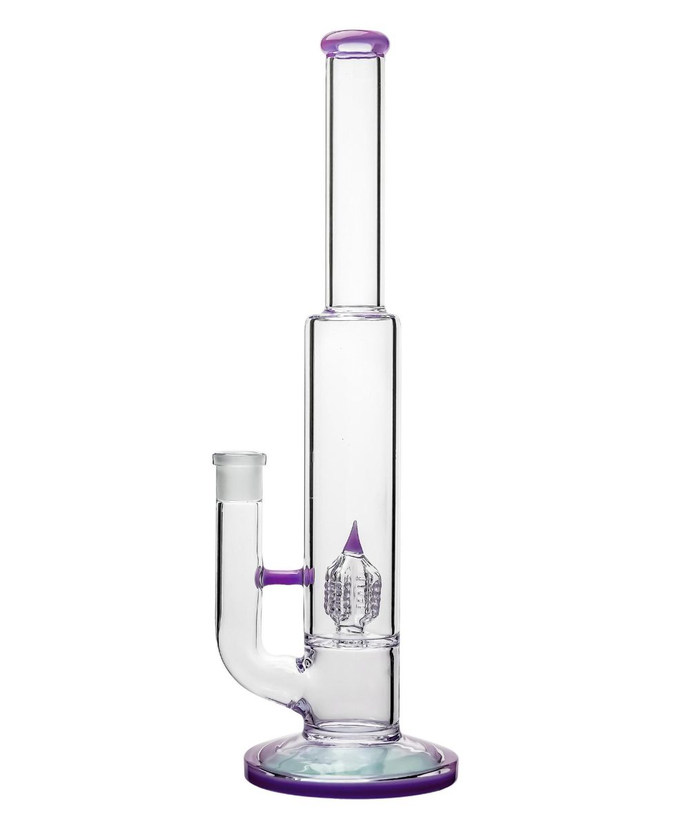 IRIDESCENT GLASS: 14" GRIDDED INVERT TUBE