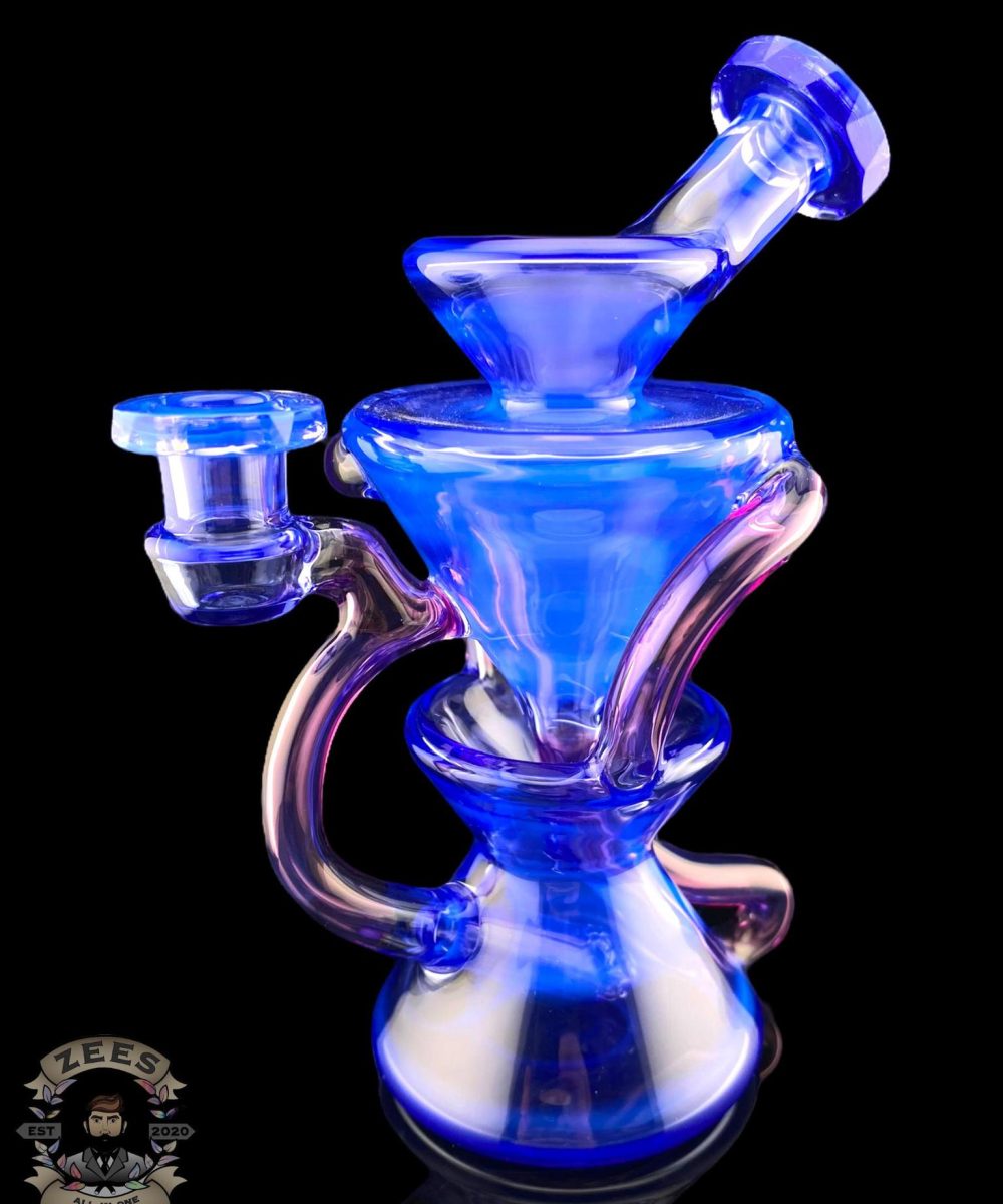 CAPTNCRONIC GLASS: EMPIRE X ROYAL JELLY FULL SIZE DUAL UPTAKE RECYCLER