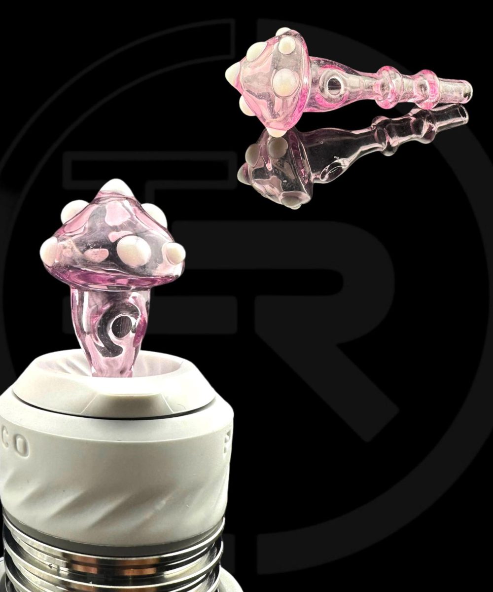Alternative view of IRIDESCENT GLASS: MUSHROOM PUFFCO PEAK PRO 3DXL JOYSTICK CAP