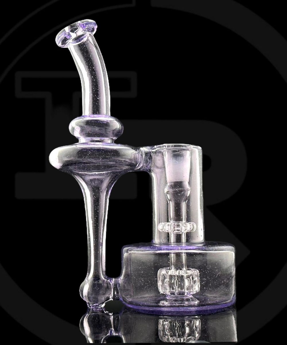 IRIDESCENT GLASS: PURPLE LOLLIPOP RBR 3.0